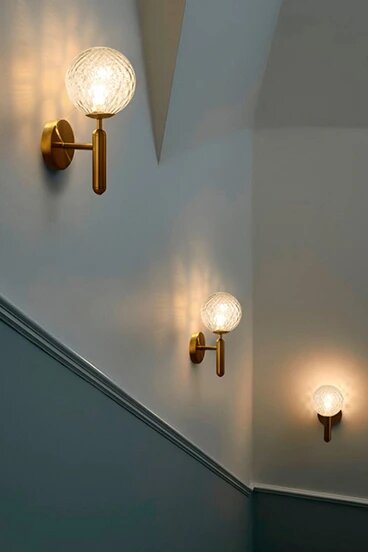 Britta Chic Rippled Shade Wall Lamp