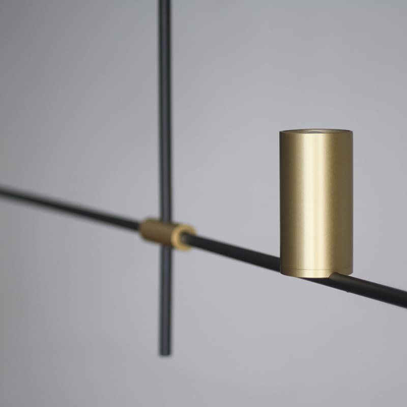 Cabaana Tubes on Rod Hanging Lamp