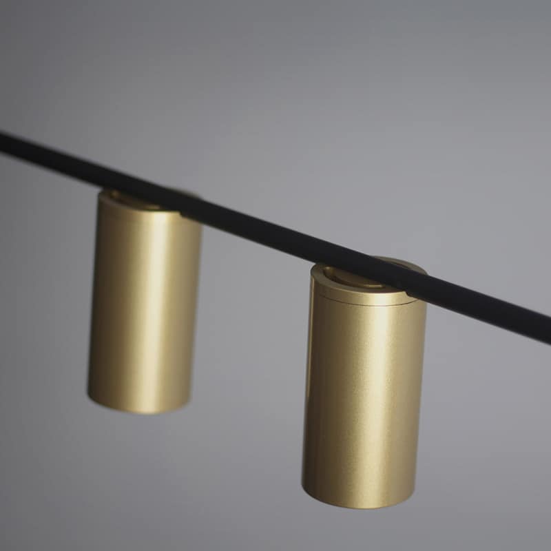 Cabaana Tubes on Rod Hanging Lamp