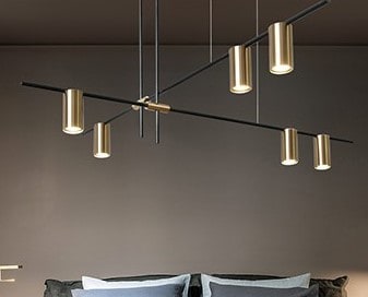 Cabaana Tubes on Rod Hanging Lamp