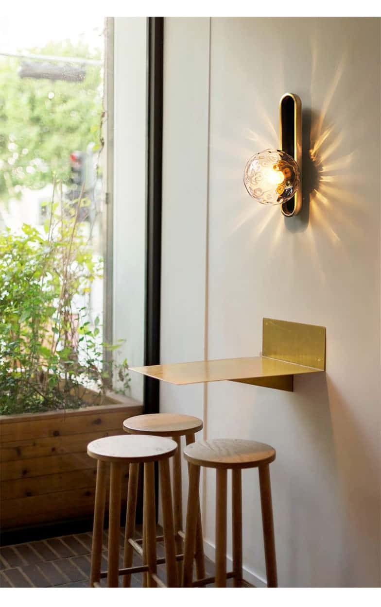 Carsten Dimpled Cheeks Classy Wall Lamp