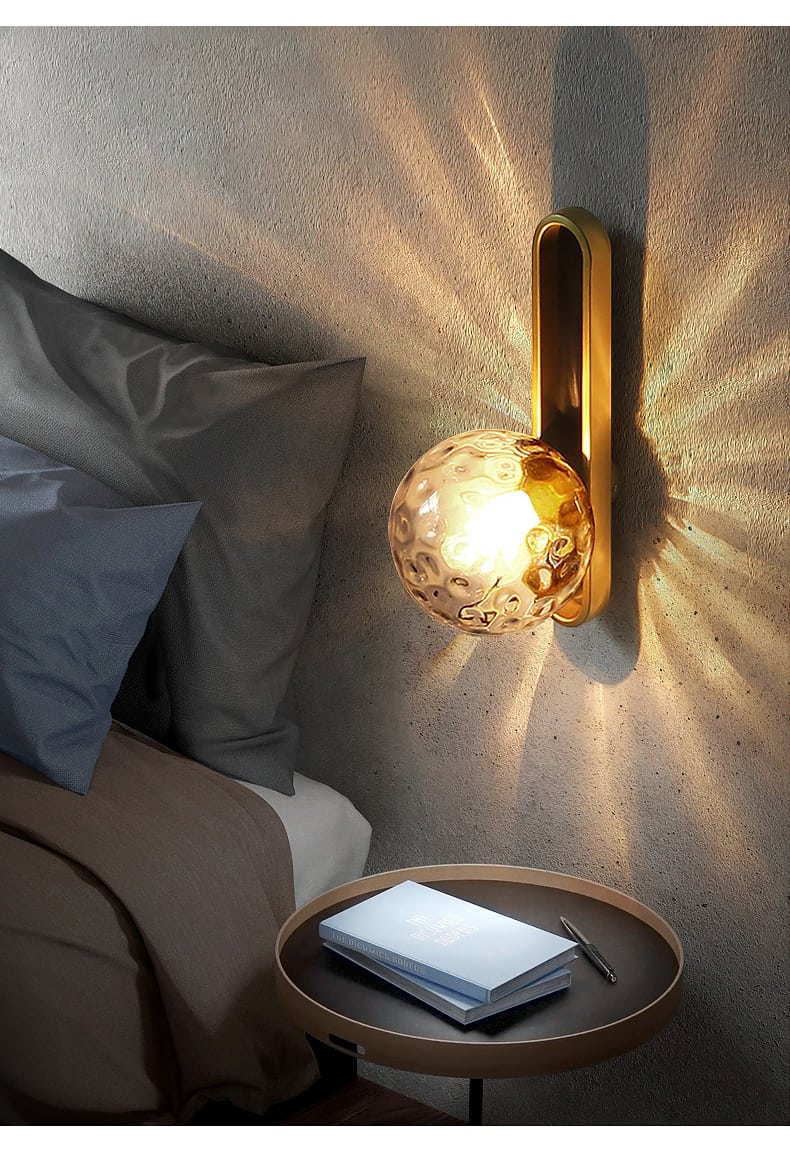 Carsten Dimpled Cheeks Classy Wall Lamp