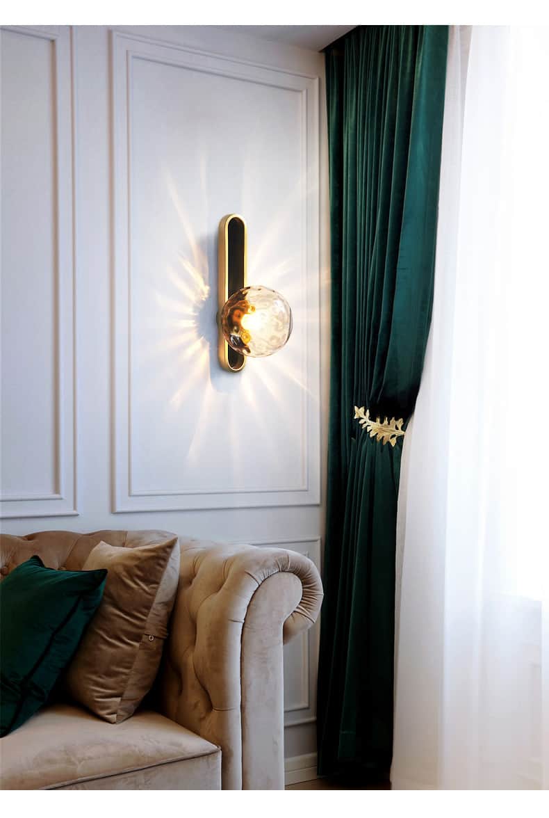 Carsten Dimpled Cheeks Classy Wall Lamp