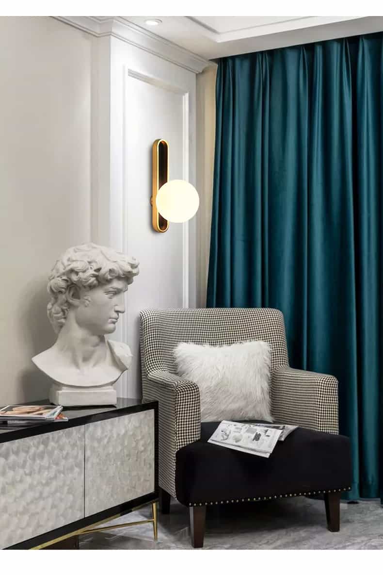 Carsten Dimpled Cheeks Classy Wall Lamp