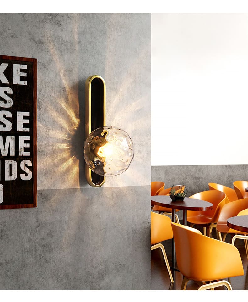 Carsten Dimpled Cheeks Classy Wall Lamp