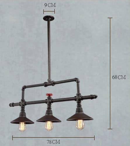 VILLE Ceiling Pipe Industrial Lamp