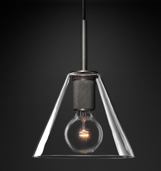 Celarno Metal Accent Glass Globe Pendant Lamp