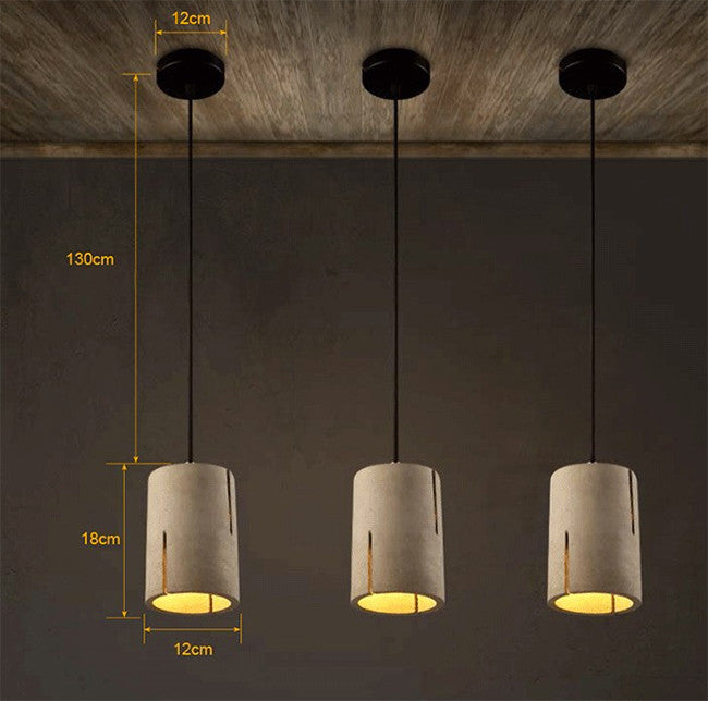 Rios Cement Concrete Pendant Light - Catalogue.com.sg