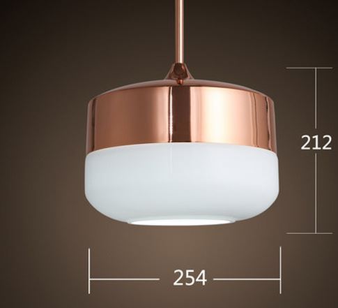ELIS Copper Top Hanging Lamp