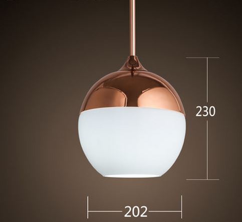 ELIS Copper Top Hanging Lamp