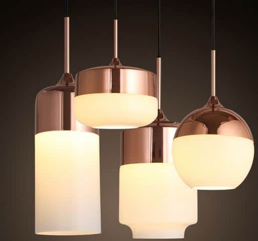 ELIS Copper Top Hanging Lamp