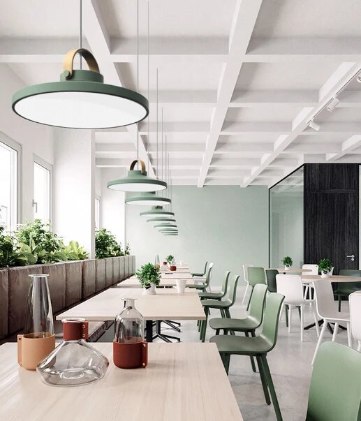 Cille Scandinavian Wood Handle Pendant Light