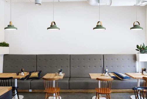 Cille Scandinavian Wood Handle Pendant Light