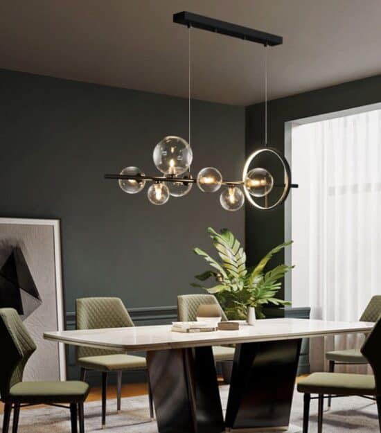 Elomkona Molecular Circus Hoop Pendant Lamp
