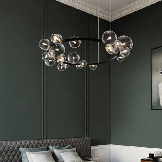 Elomkona Molecular Circus Hoop Pendant Lamp