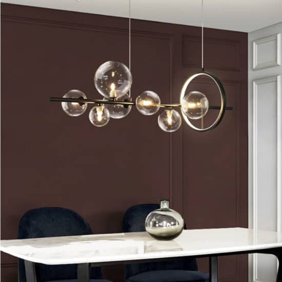 Elomkona Molecular Circus Hoop Pendant Lamp