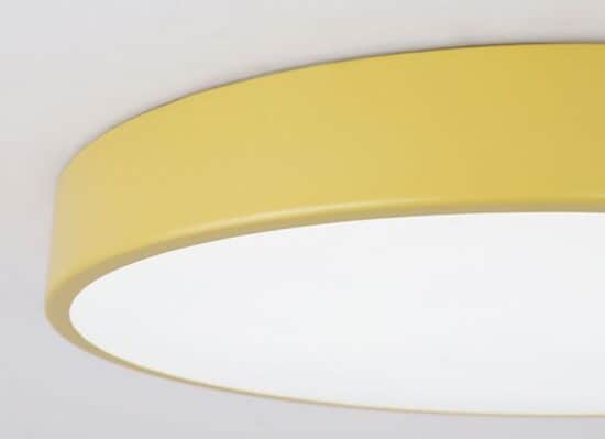Erika Scandinavian Colourful Slim Round Ceiling Lamp
