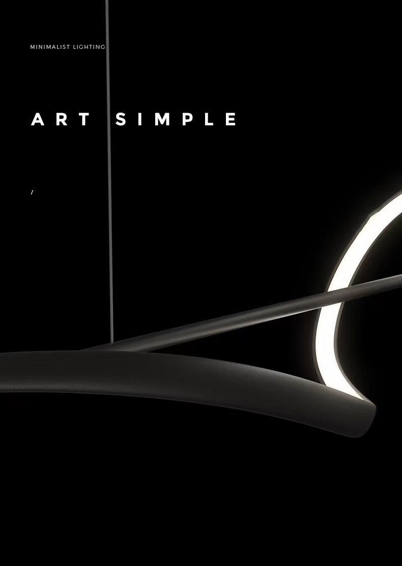 Creative LED restaurant pendant lamp Simple modern designer Minimal bar table lamp Personality Italian dining room lamp