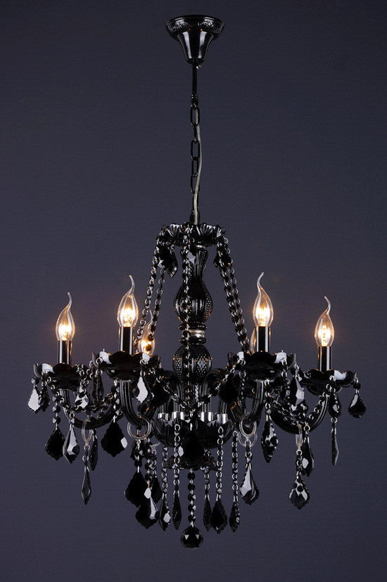 Chloe Black Crystal Chandelier - Catalogue.com.sg