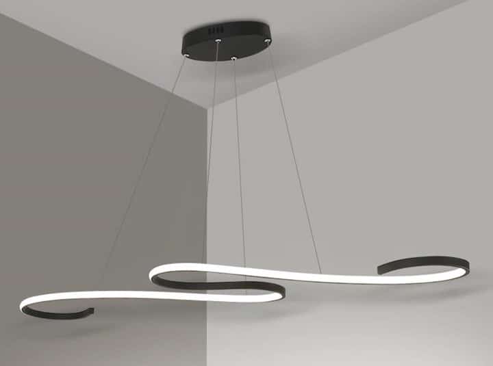 Curvarno S-curves Pendant Lamp