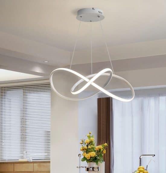 ÓLAFUR Circular Curved Lines Pendant Light