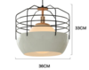 DELUCA Modern Caged Hanging Lamp (Pre-order) - Catalogue.com.sg