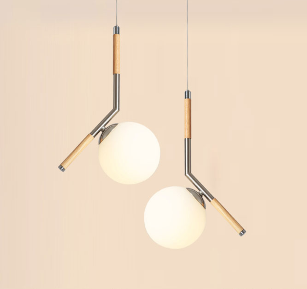 DOLCE Minimalist Hanging Lamp in Wood (Pre-order) - Catalogue.com.sg