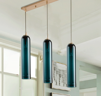 Dagny Modern Tubular Shaped Pendant Light