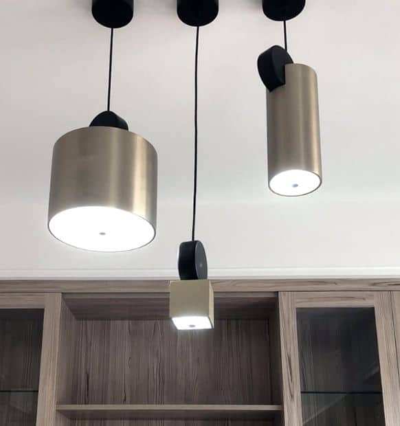 Davidso Coppertone Pendant Lamps