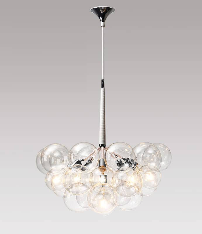 Doorana Modern Glass Balls Bubble Chandelier Lamp