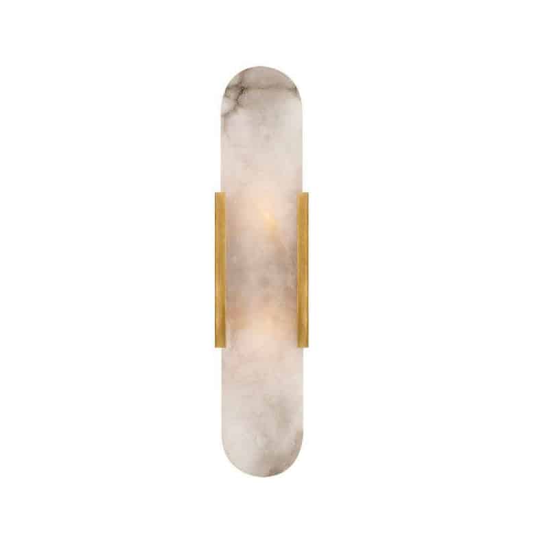 Ekorna Marble Sleek Slab Wall Lamp