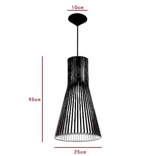 VIOLA Elegant Strawhut Hanging Lamp