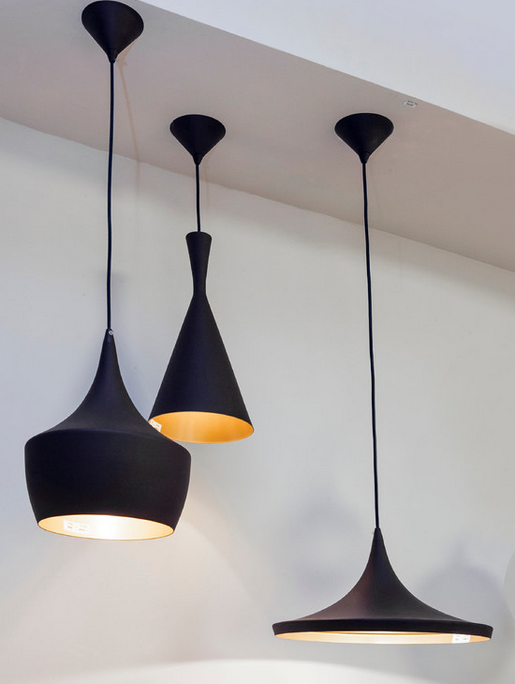 Erlend Matte Black And Gold Modern Pendant Light