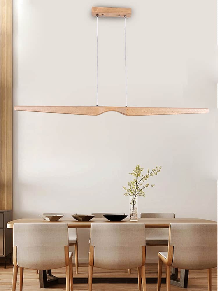 Faylinn Sky High Wooden Wings Pendant Lamp
