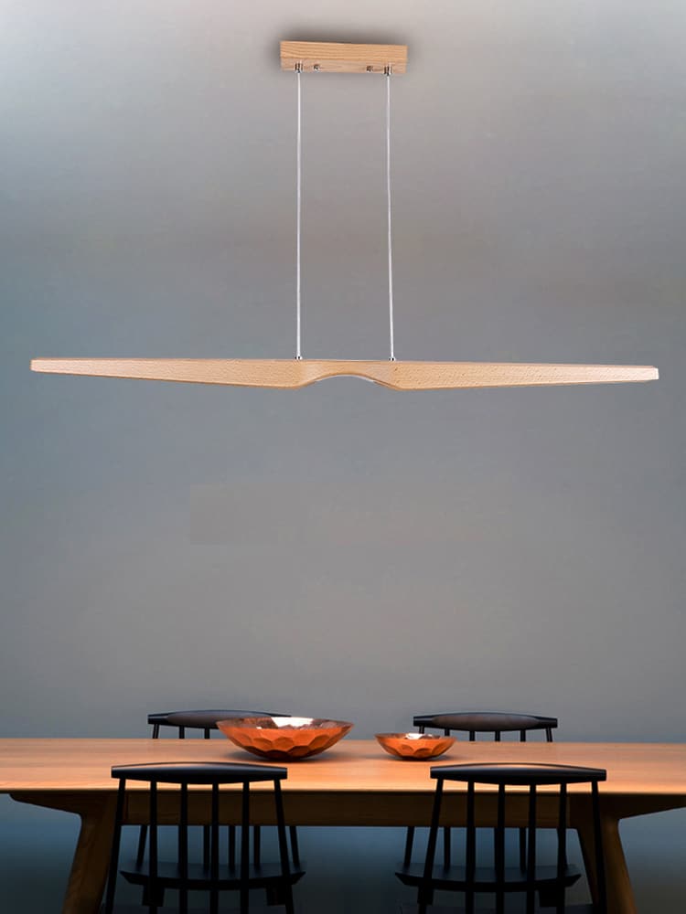 Faylinn Sky High Wooden Wings Pendant Lamp