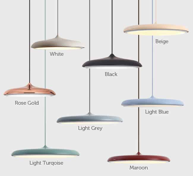 Felooni Slim Saucer Pendant Lamp