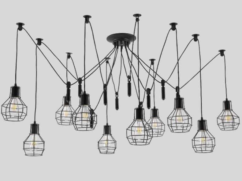 Filippa Pulley Cage Industrial Pendant Lamp