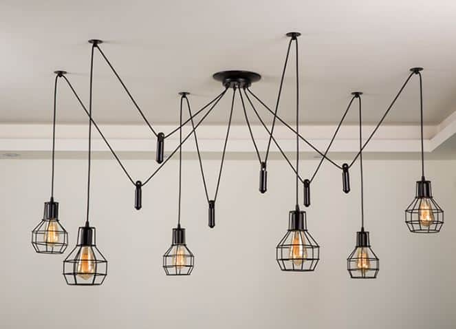 Filippa Pulley Cage Industrial Pendant Lamp