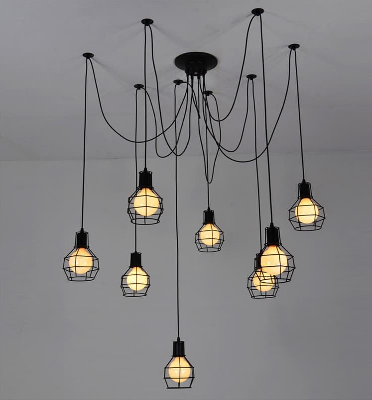 Filippa Pulley Cage Industrial Pendant Lamp