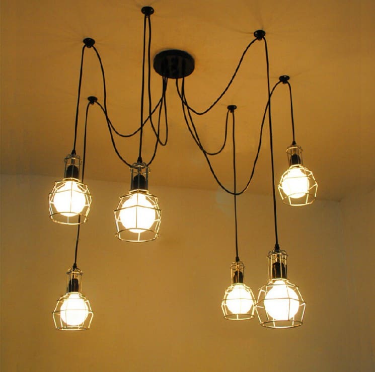 Filippa Pulley Cage Industrial Pendant Lamp