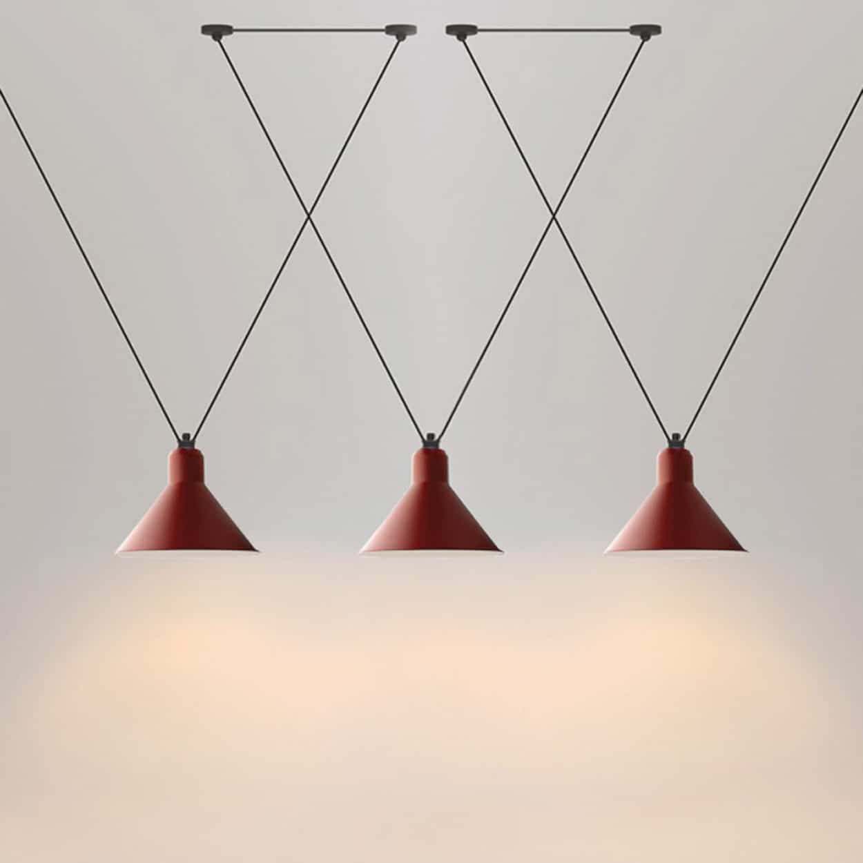 Foccasi V-Wires Funnel Shades Pendant Lamp