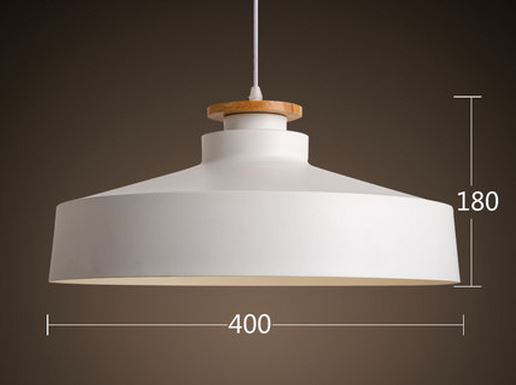 AGNETA Wood Cap Base Hanging Lamp