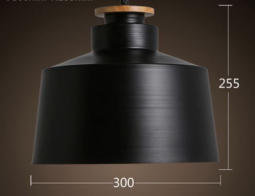 AGNETA Wood Cap Base Hanging Lamp