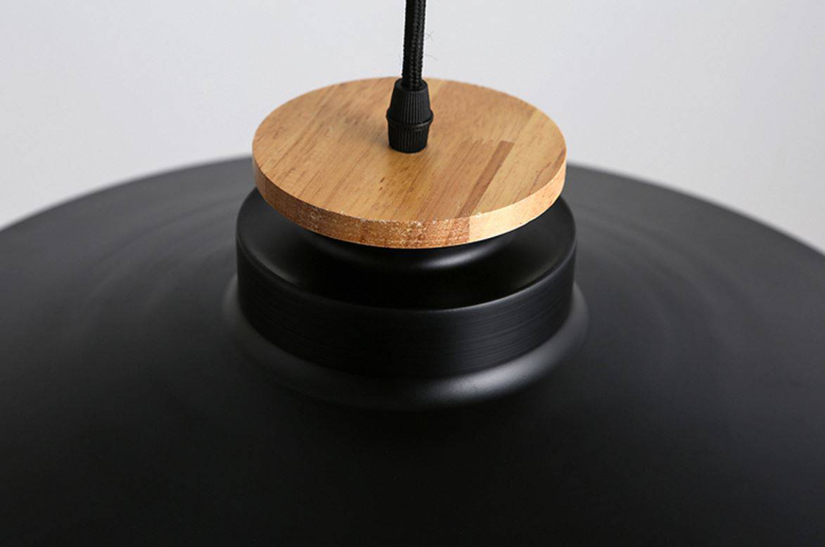 AGNETA Wood Cap Base Hanging Lamp