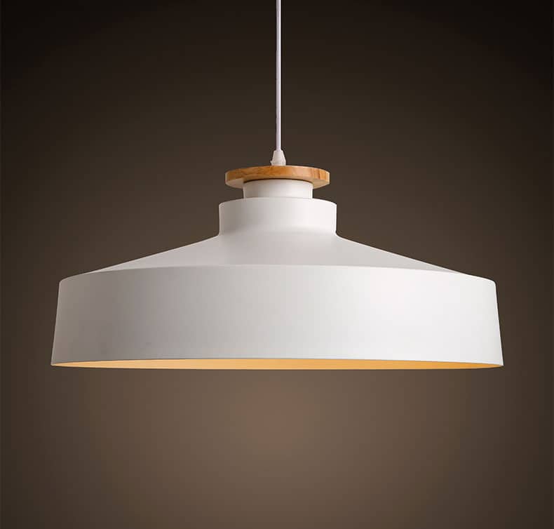 AGNETA Wood Cap Base Hanging Lamp