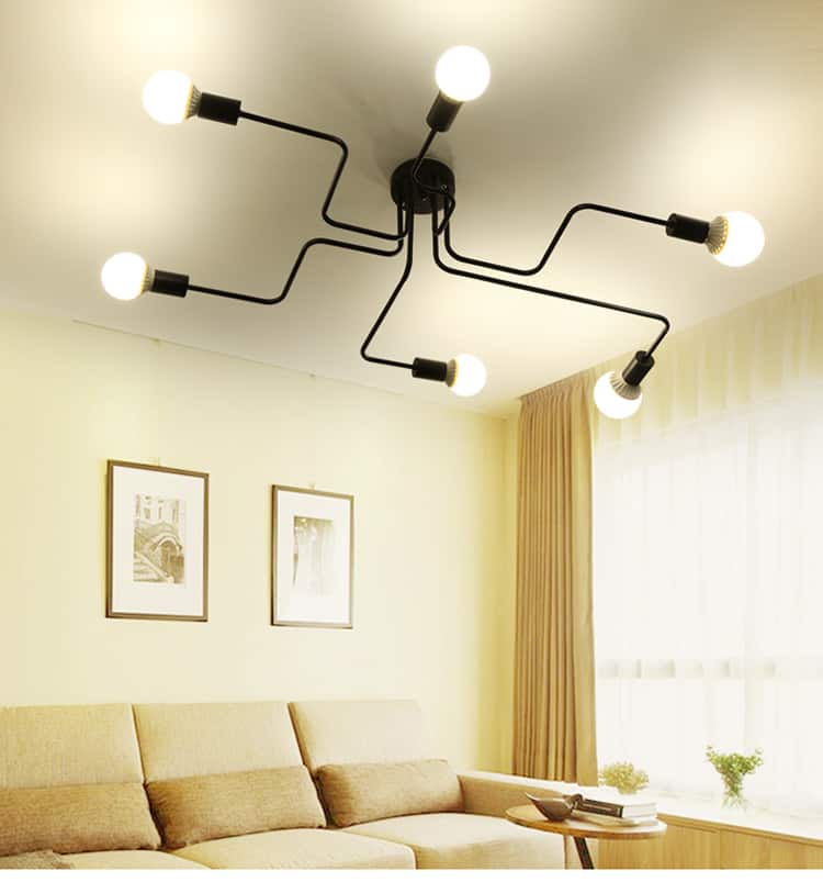 Frode Twisted Lines Ceiling Lamp