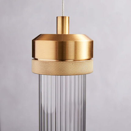 Gabriele Gold Glass Pendant - Catalogue.com.sg
