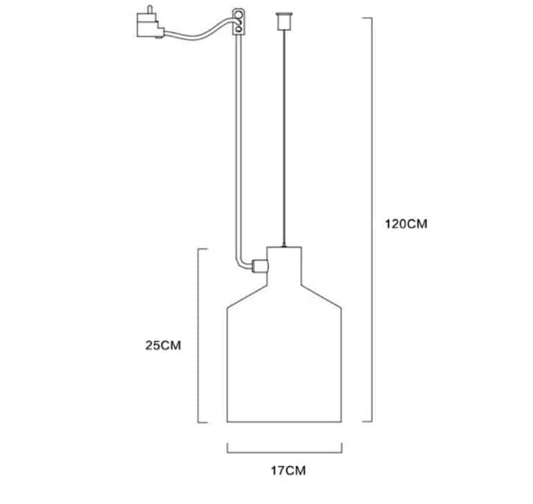 CAJSA Industrial Chic Gas Cylinder Lamp