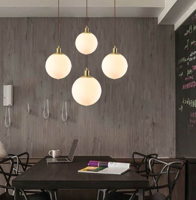 Gasuka Copper Round Globe Pendant Lamp