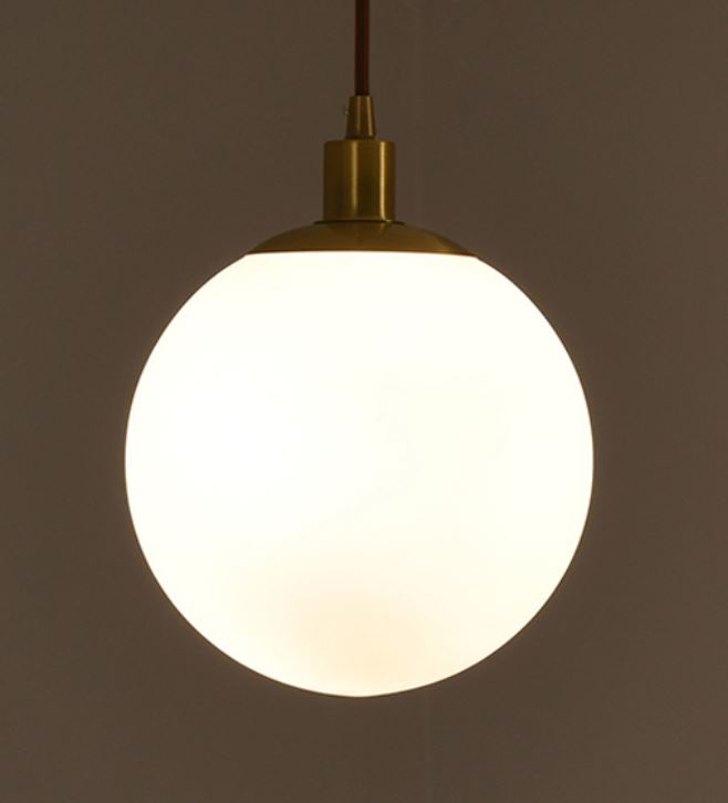 Gasuka Copper Round Globe Pendant Lamp